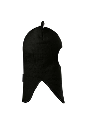 Зимняя шапочка-шлем Corona.hm "Мишутка" на кнопках черный