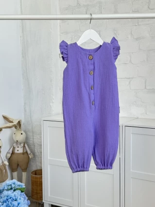 Комбинезон из муслина *Фиалка* + косинка