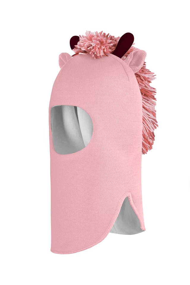 Зимова шапочка-шолом Corona.hm *Міс Жирафка* рожевий