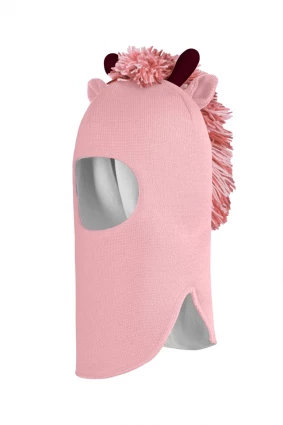 Зимова шапочка-шолом Corona.hm *Міс Жирафка* рожевий