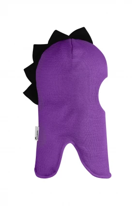 Зимняя шапочка шлем Corona.hm "Дино" фиалка