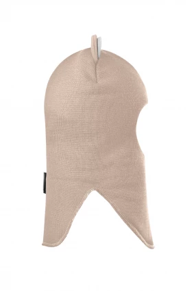 Зимняя шапочка шлем Corona.hm "Лев" беж золотой