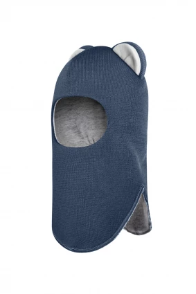 Зимняя шапочка шлем Corona.hm "Лев" джинс