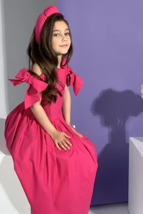 Сукня для дівчинки Corona.hm “Шарм”, малина