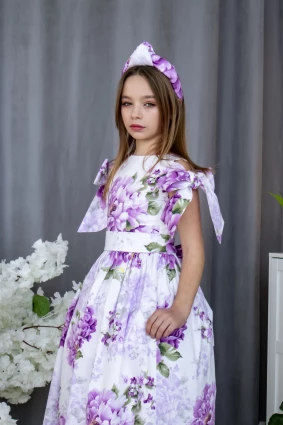 Сукня для дівчинки Corona.hm “Шарм”, півонія фіолетова