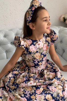 Сукня для дівчинки Corona.hm “Розкіш”, троянда вінтаж