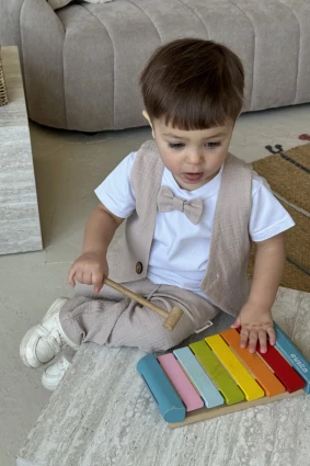 Костюм для хлопчика 'Бостон ' Латте