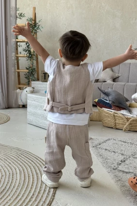 Костюм для хлопчика 'Бостон ' Латте