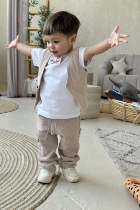 Костюм для хлопчика 'Бостон ' Латте