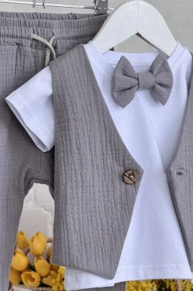 Костюм для хлопчика 'Бостон ' Сірий