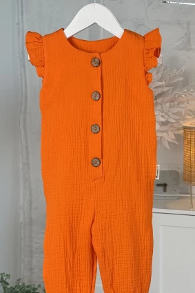 Ромпер из муслина * Оранж*