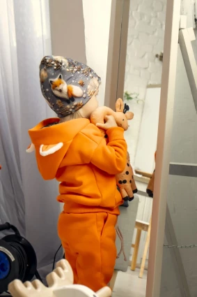 Костюм Corona.hm *Лисичка* помаранчевий з шапочкою (шапочка на вибір)