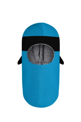 Зимова шапочка-шолом Corona.hm "Ніндзя" бірюза