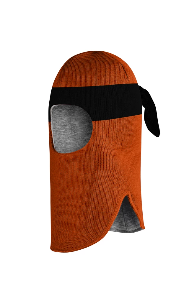 Зимова шапочка-шолом Corona.hm "Ніндзя"  помаранчевий