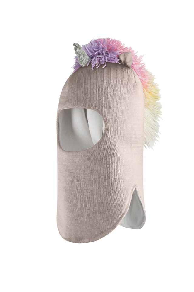 Зимова шапочка-шолом Corona.hm "Єдиноріжка" капучіно