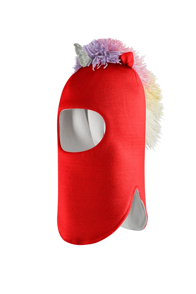 Зимова шапочка-шолом Corona.hm "Єдиноріжка" червоний