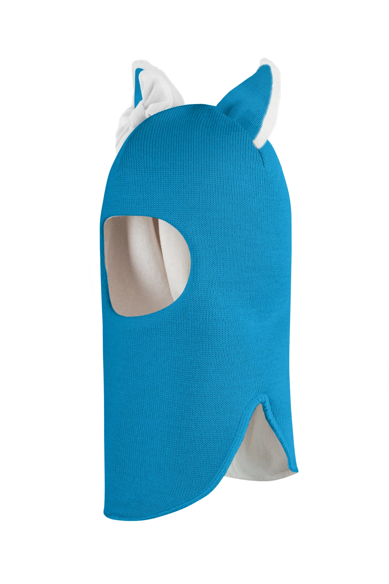 Зимова шапочка-шолом Corona.hm "Лисичка" бірюза