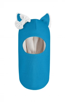 Зимова шапочка-шолом Corona.hm "Лисичка" бірюза