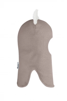 Зимова шапочка-шолом Corona.hm "Лисичка" капучіно