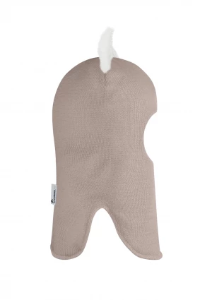 Зимняя шапочка-шлем Corona.hm "Лисичка" латте