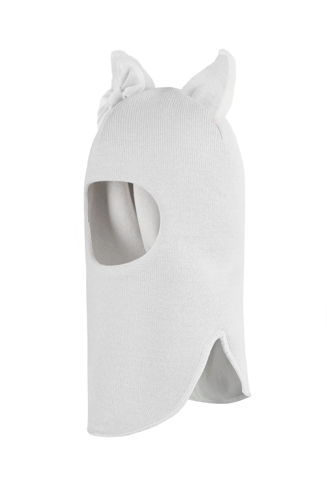 Зимняя шапочка-шлем Corona.hm "Лисичка" молоко