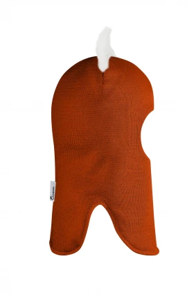 Зимова шапочка-шолом Corona.hm "Лисичка" помаранчевий