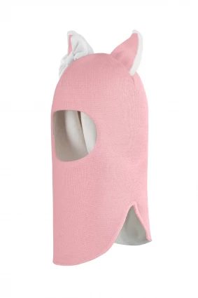 Зимова шапочка-шолом Corona.hm "Лисичка" рожевий