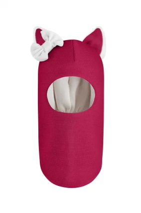 Зимова шапочка-шолом Corona.hm "Лисичка" ягідний