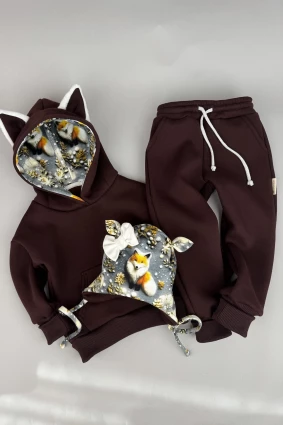 Костюм Corona.hm *Лисичка* шоколад з шапочкою (шапочка на вибір)
