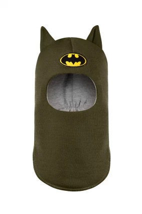 Зимняя шапочка шлем Corona.hm "Бэтмен" хаки