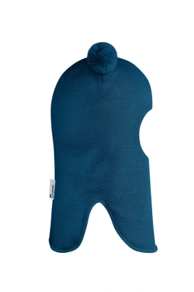 Зимняя шапочка шлем Corona.hm "Пандочка" морская волна