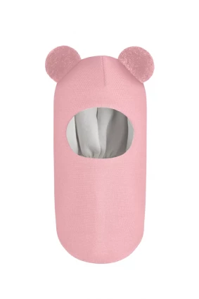 Зимняя шапочка шлем Corona.hm "Пандочка" розовый