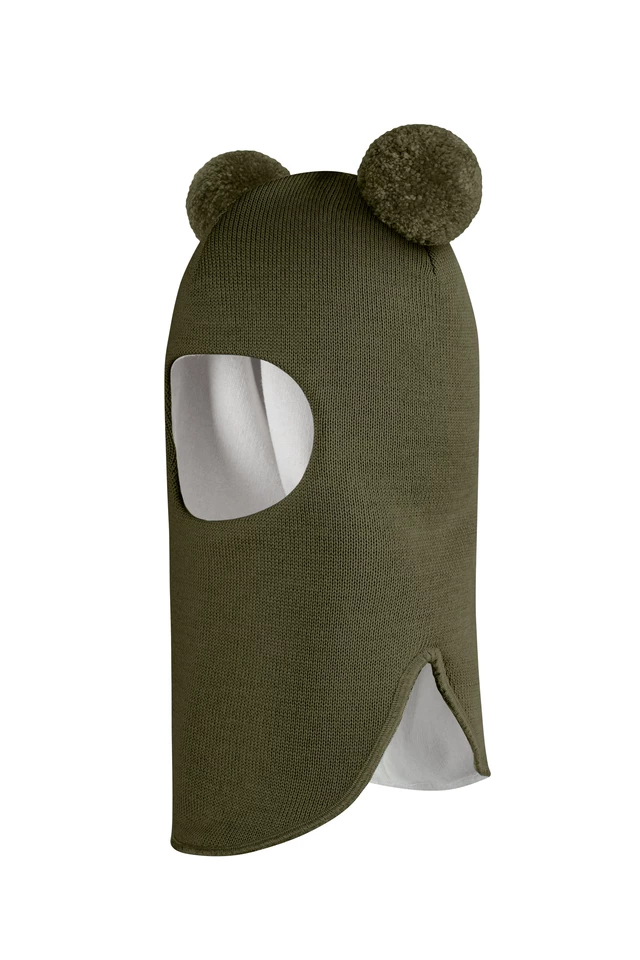 Зимова шапочка-шолом Corona.hm "Пандочка" хакі