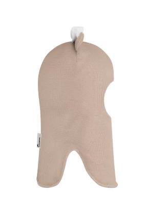 Зимняя шапочка шлем Corona.hm "Мисс Минни" беж золотой