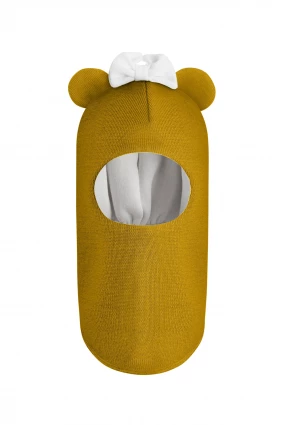 Зимова шапочка-шолом Corona.hm "Міс Мінні" медовий