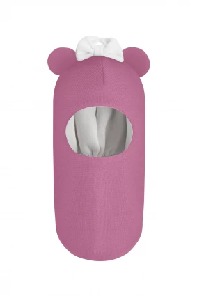 Зимова шапочка-шолом Corona.hm "Міс Мінні" пильно-рожевий