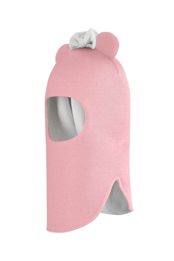 Зимняя шапочка шлем Corona.hm "Мисс Минни" розовый