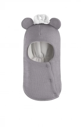 Зимова шапочка-шолом Corona.hm "Міс Мінні" з кнопочками димка