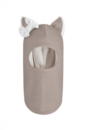 Зимова шапочка-шолом Corona.hm "Лис"  капучіно