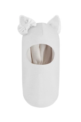 Зимова шапочка-шолом Corona.hm "Лис"  молоко