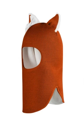 Зимова шапочка-шолом Corona.hm "Лис"  помаранчевий