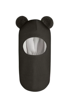 Зимняя шапочка шлем Corona.hm "Пандочка" графит