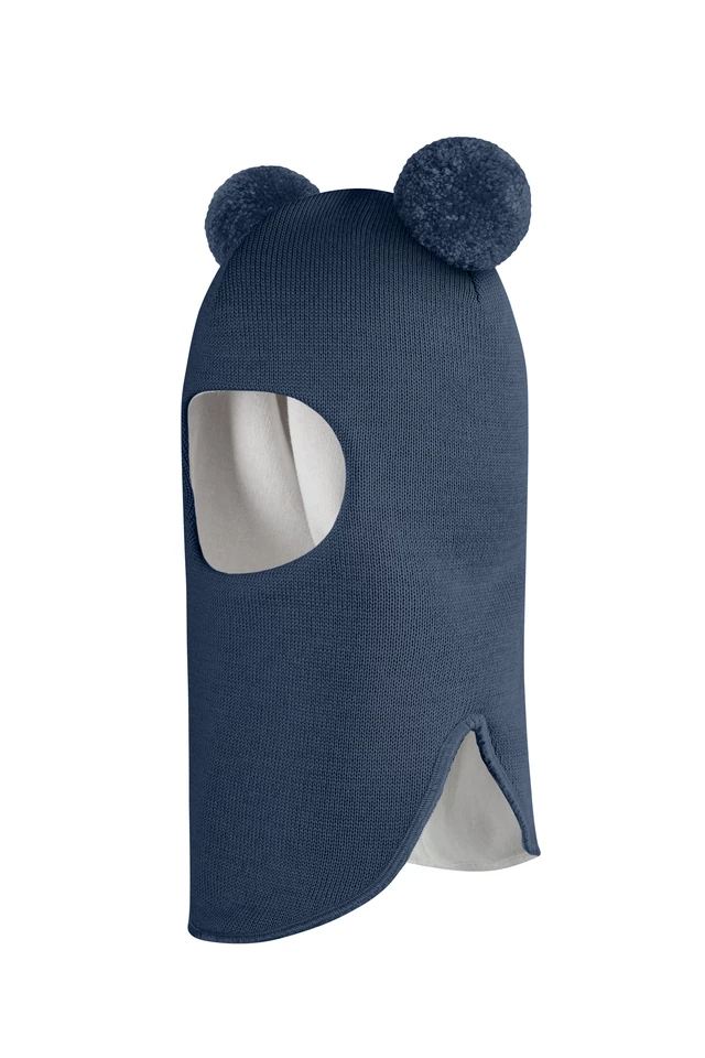 Зимняя шапочка шлем Corona.hm "Пандочка" джинс