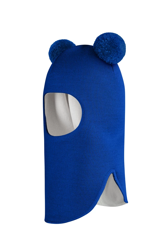 Зимняя шапочка шлем Corona.hm "Пандочка" электрик