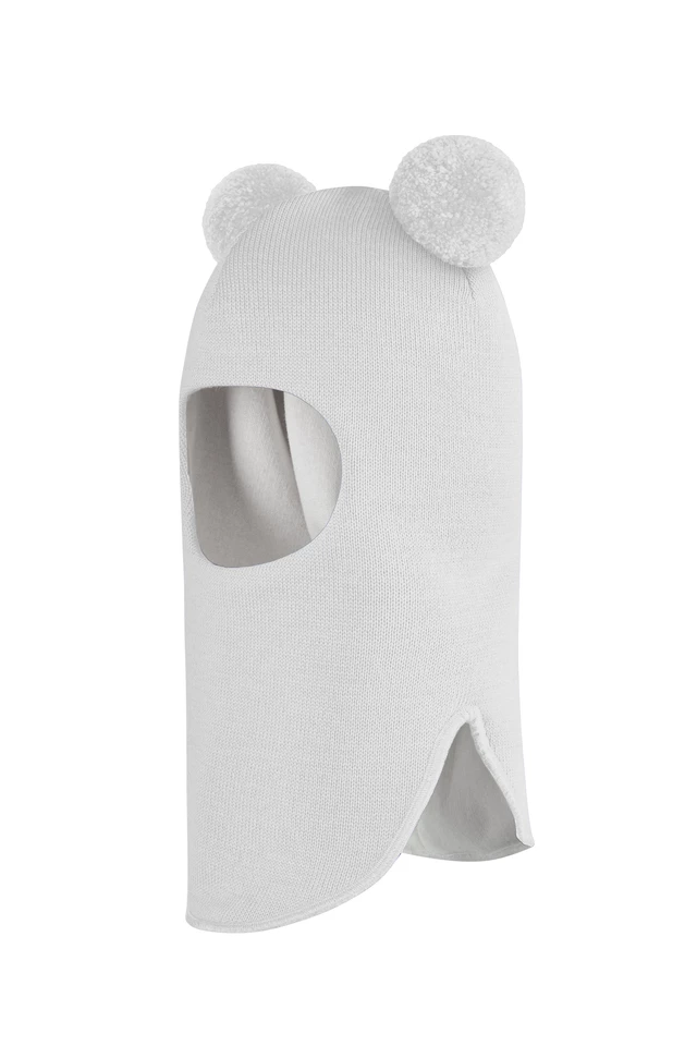 Зимова шапочка-шолом Corona.hm "Пандочка" молоко