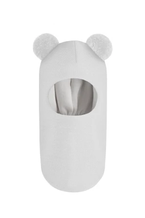 Зимняя шапочка шлем Corona.hm "Пандочка" молоко