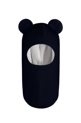 Зимняя шапочка шлем Corona.hm "Пандочка" синий бархат