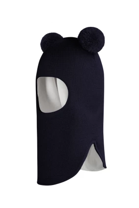 Зимняя шапочка шлем Corona.hm "Пандочка" синий