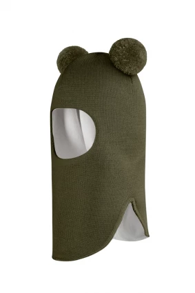 Зимова шапочка-шолом Corona.hm "Пандочка" хакі