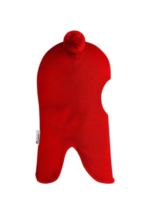 Зимняя шапочка шлем Corona.hm "Пандочка" красный